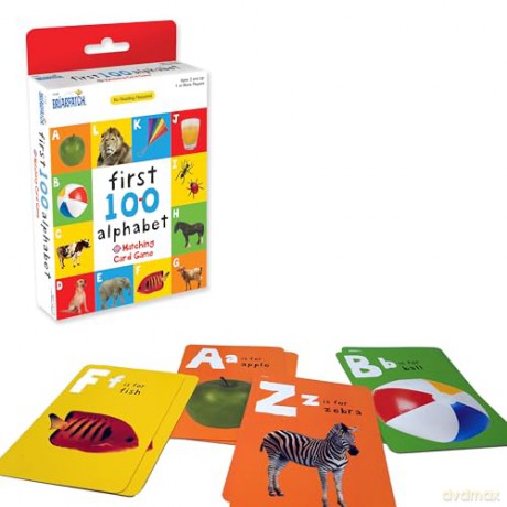 Sinoeem First 100 Words Alphabet Card Game [KSIĄŻKA]
