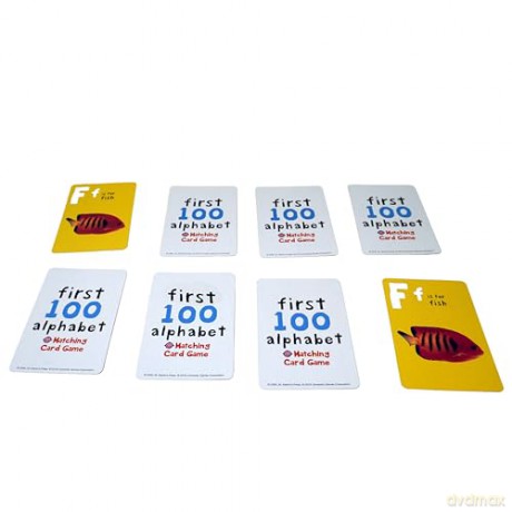 Sinoeem First 100 Words Alphabet Card Game [KSIĄŻKA]