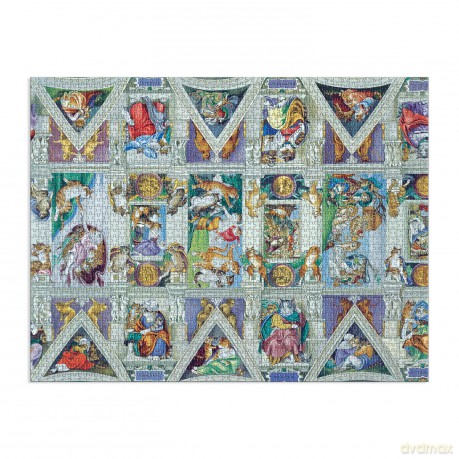Sistine Chapel Ceiling Meowsterpiece of Western Art 2000 Piece Puzzle - Susan Herbert [PUZZLE]