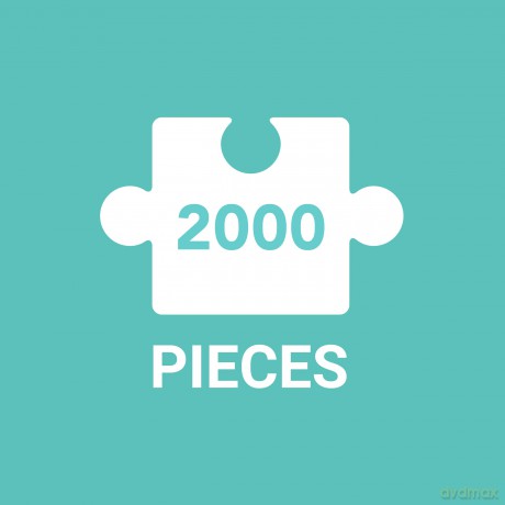 Sistine Chapel Ceiling Meowsterpiece of Western Art 2000 Piece Puzzle - Susan Herbert [PUZZLE]