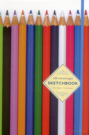 Sketchbook: Pencils: 128-Page Unlined Pages - Peony Press [KSIĄŻKA]