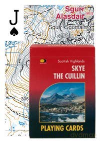 Skye Cuillin Playing Cards - Harvey Maps [KSIĄŻKA]