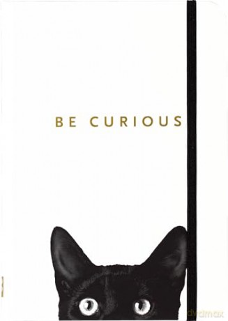 SM Jrnl Curious Cat - Inc Peter Pauper Press [KSIĄŻKA]
