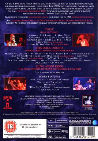 Tupac: Live At The House Of Blues [DVD]
