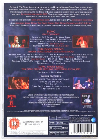 Tupac: Live At The House Of Blues [DVD]