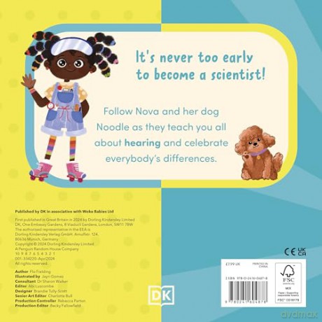 Smart Senses: Big Noise, Little Noise (Woke Babies Books) - Flo Fielding [KSIĄŻKA]