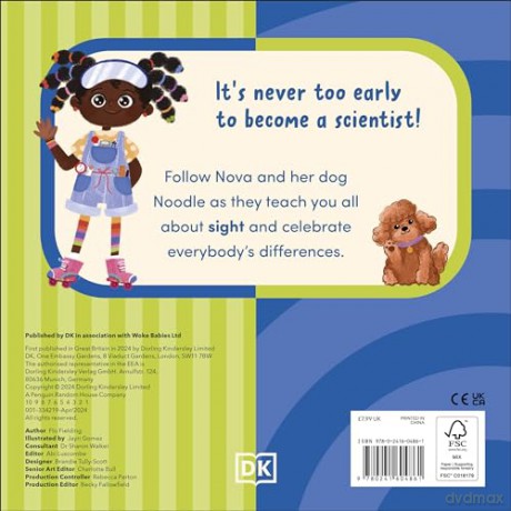 Smart Senses: Seeing Big, Seeing Small (Woke Babies Books) - Flo Fielding [KSIĄŻKA]