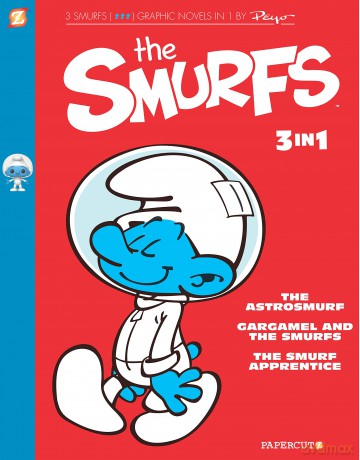 Smurfs 3-in-1 #3: The Smurf Apprentice, The Astrosmurf, and The Smurfnapper (The Smurfs Graphic Novels) - Peyo [KSIĄŻKA]