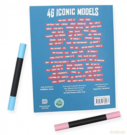 Sneaker Coloring Book: 46 Iconic Models (Pop Culture) - Alexander Rosso [KSIĄŻKA]