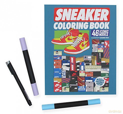 Sneaker Coloring Book: 46 Iconic Models (Pop Culture) - Alexander Rosso [KSIĄŻKA]