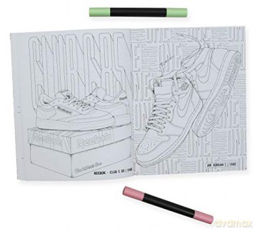 Sneaker Coloring Book: 46 Iconic Models (Pop Culture) - Alexander Rosso [KSIĄŻKA]