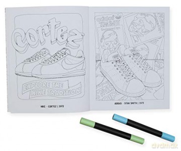 Sneaker Coloring Book: 46 Iconic Models (Pop Culture) - Alexander Rosso [KSIĄŻKA]