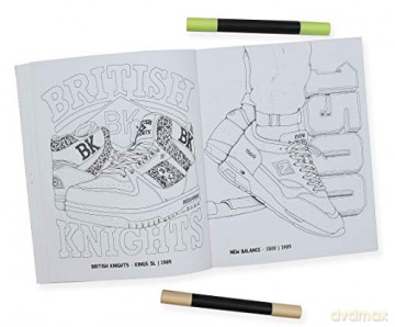 Sneaker Coloring Book: 46 Iconic Models (Pop Culture) - Alexander Rosso [KSIĄŻKA]