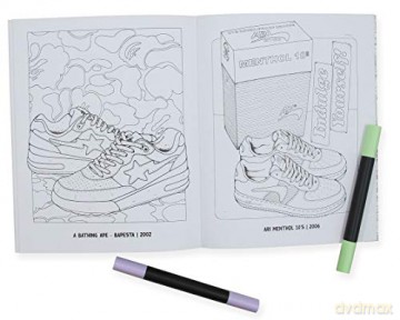 Sneaker Coloring Book: 46 Iconic Models (Pop Culture) - Alexander Rosso [KSIĄŻKA]