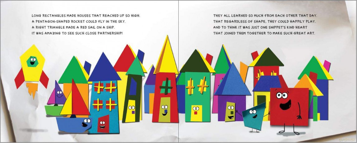 Snippets: A Story About Paper Shapes - Diane Alber [KSIĄŻKA]