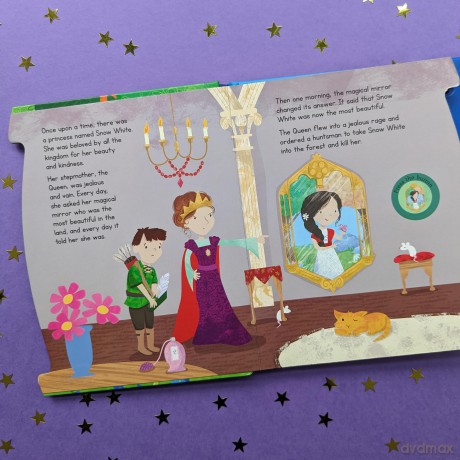 Snow White And The Seven Dwarfs Fairy Tale Sound Book - 6 Enchanting Sound Buttons To Press And Play (Sound Books) [KSIĄŻKA]
