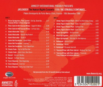 The Human Rights Concerts 1998 The Struggle Continues [2CD]