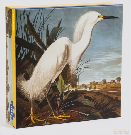 Snowy Egret, James Audubon 1000-Piece Puzzle: 1000-pieces (1000 Piece Puzzles) - James Audubon [KSIĄŻKA]