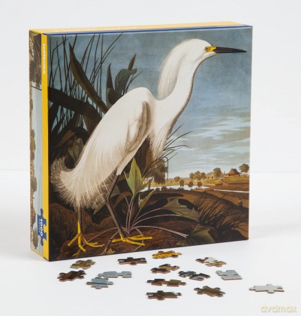 Snowy Egret, James Audubon 1000-Piece Puzzle: 1000-pieces (1000 Piece Puzzles) - James Audubon [KSIĄŻKA]