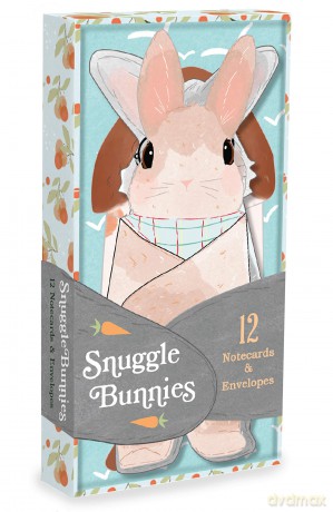 Snuggle Bunnies Notecards: 12 Notecards and Envelopes - Chronicle Books [KSIĄŻKA]