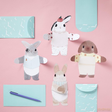 Snuggle Bunnies Notecards: 12 Notecards and Envelopes - Chronicle Books [KSIĄŻKA]