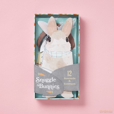 Snuggle Bunnies Notecards: 12 Notecards and Envelopes - Chronicle Books [KSIĄŻKA]