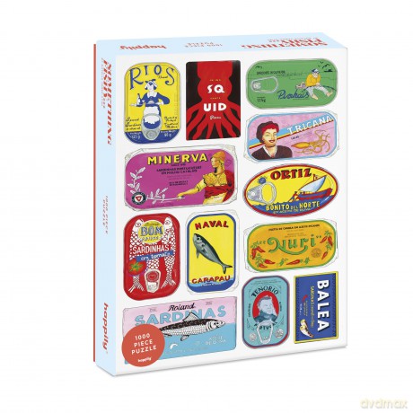 Something Fishy 1000 Piece Jigsaw Puzzle for Adults | The for Foodies| Premium 100% Recycled Board | Modern 1000 Piece Puzzle for Adults | Happily Jigsaw Puzzles [PUZZLE]