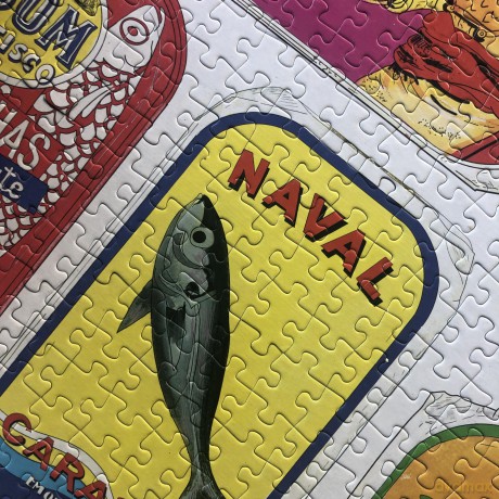 Something Fishy 1000 Piece Jigsaw Puzzle for Adults | The for Foodies| Premium 100% Recycled Board | Modern 1000 Piece Puzzle for Adults | Happily Jigsaw Puzzles [PUZZLE]