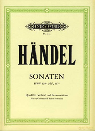 Sonaten(3) (Woehl) Flute Traversiere - Georg Friedrich Hand [KSIĄŻKA]