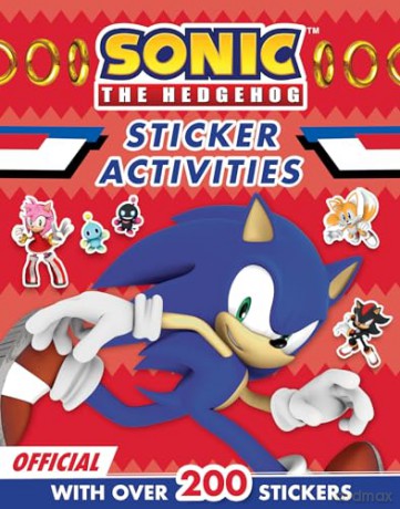 Sonic the Hedgehog Sticker Activities Book: Sticker-Filled Puzzles and Activities Perfect For All Sonic Fans. It Includes 6 Pages of Stickers. - Sega [KSIĄŻKA]