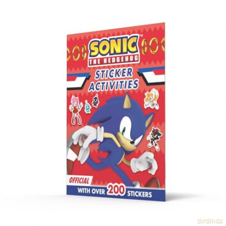 Sonic the Hedgehog Sticker Activities Book: Sticker-Filled Puzzles and Activities Perfect For All Sonic Fans. It Includes 6 Pages of Stickers. - Sega [KSIĄŻKA]