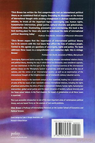 Sovereignty, Rights and Justice: International Political Theory Today - Chris Brown [KSIĄŻKA]