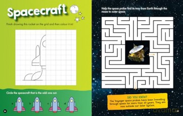 Space Activity and Colouring Book (National Geographic Kids) [KSIĄŻKA]