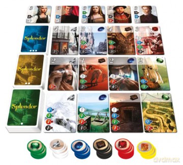Space Cowboys UNBOX NOW | Splendor | Board Game | Ages 10+ | 2 to 4 Players | 30 Minutes Playing Time [KSIĄŻKA]