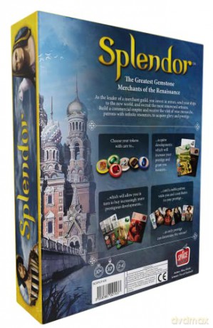 Space Cowboys UNBOX NOW | Splendor | Board Game | Ages 10+ | 2 to 4 Players | 30 Minutes Playing Time [KSIĄŻKA]