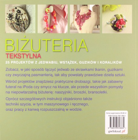 Biżuteria tekstylna - Searle Teresa [KSIĄŻKA]