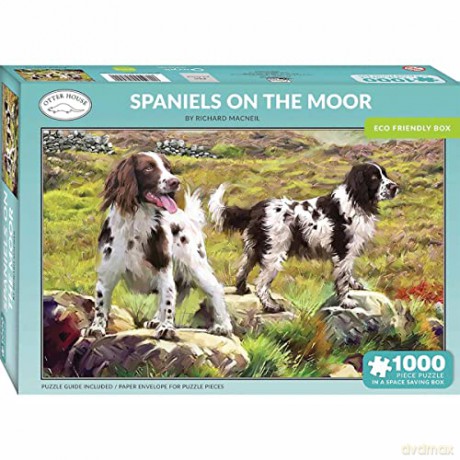 Spaniels on the Moor 1000 Piece Jigsaw [PUZZLE]