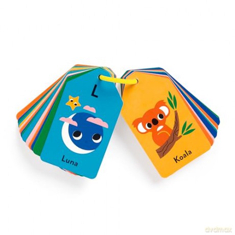 Spanish-English ABC Ring Flash Cards - Mudpuppy [KSIĄŻKA]