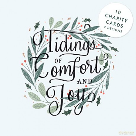 SPCK Charity Christmas Cards, Pack of 10, 2 Designs: Floral Foliage (SPCK Christmas Cards) [KSIĄŻKA]
