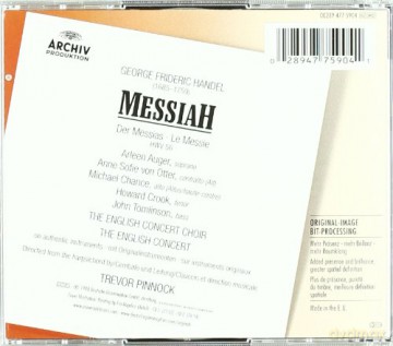 Pinnock Ec: Handel:Messiah Original Masters [2CD]