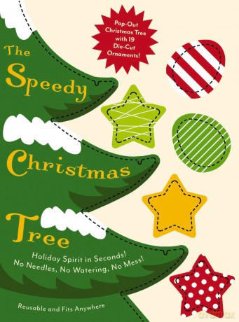 SPEEDY CHRISTMAS TREE: The Perfect Pop-Out Christmas Tree - Cider Mill Press [KSIĄŻKA]