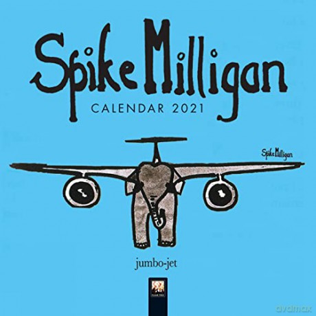 Spike Milligan Mini Wall calendar 2021 (Art Calendar) - Flame Tree Studio [KALENDARZ]