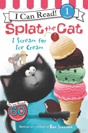 Splat the Cat: I Scream for Ice Cream (I Can Read Level 1) - Rob Scotton [KSIĄŻKA]