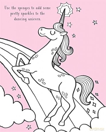 Sponge Art Unicorns and Magical Creatures (My First Sponge Art Set) - Igloo Books [KSIĄŻKA]