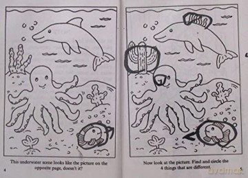 Spot the Differences Puzzle Fun (Little Activity Books) - Fran Newman D'Amico [KSIĄŻKA]