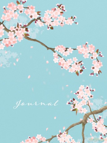 Spring Cherry Blossoms Journal - Editors of Chartwell Books [KALENDARZ]