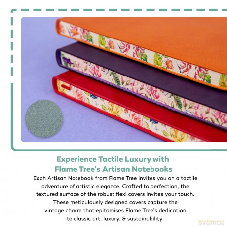 Spring Green Artisan Notebook (Flame Tree Journals) (Artisan Notebooks) - Flame Tree Studio [KSIĄŻKA]