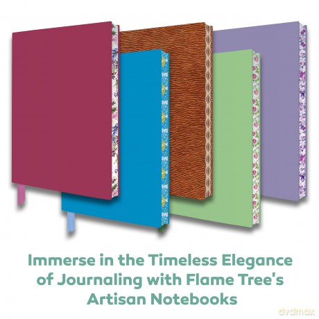 Spring Green Artisan Notebook (Flame Tree Journals) (Artisan Notebooks) - Flame Tree Studio [KSIĄŻKA]