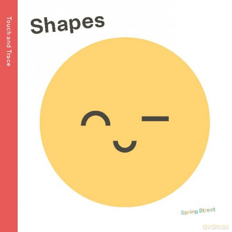 Spring Street Touch and Trace: Shapes - Boxer Books [KSIĄŻKA]