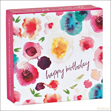 Sprout + Bloom Mini FlipTop Notecard Box: With Magnetic Closure (Mini FlipTop Notecards) - Kelly Ventura [KSIĄŻKA]